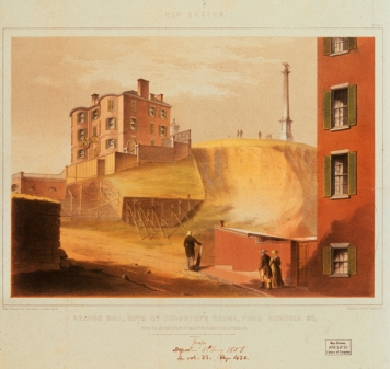 5th August 1858: Beacon Hill, Boston, the site of the oldest surviving Black Church and a centre of the abolitionist movement. (Photo by MPI/Getty Images)